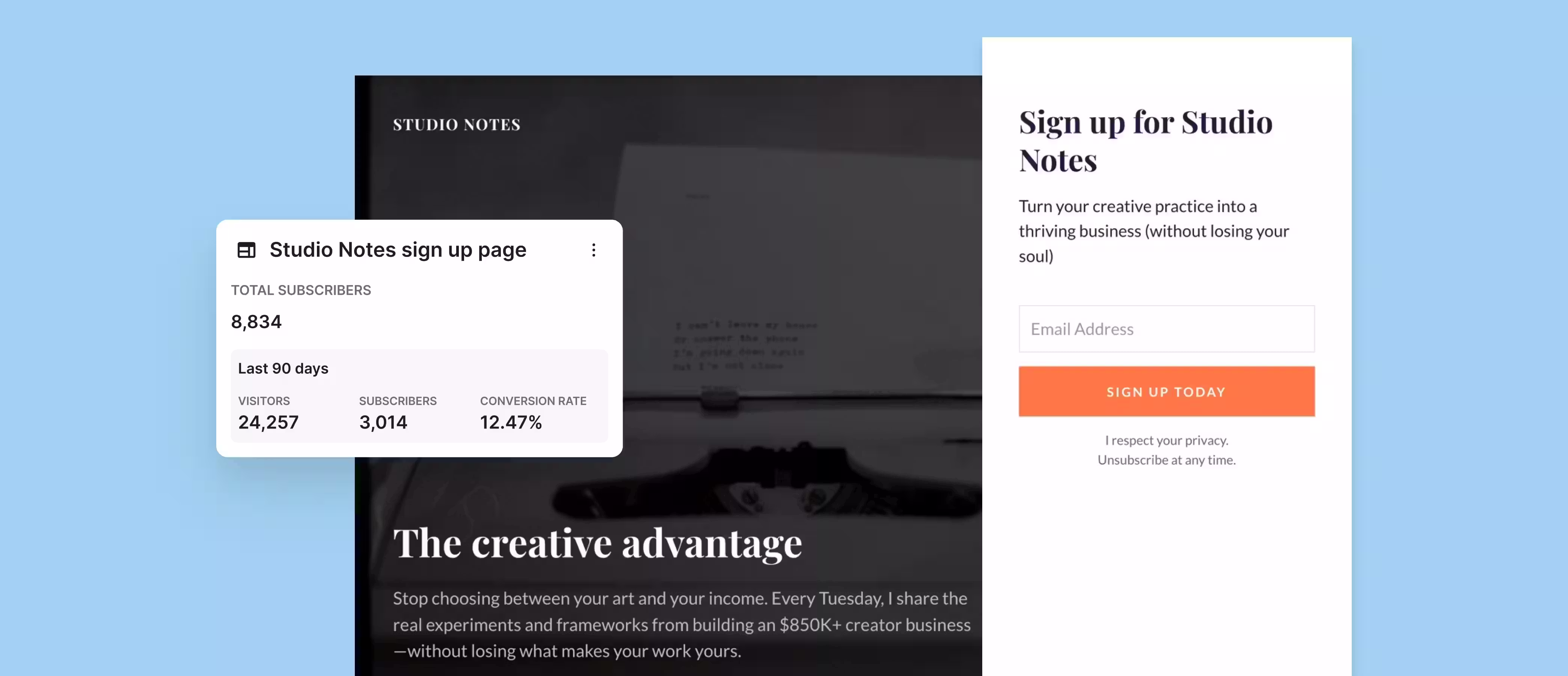 Grow feature screenshot